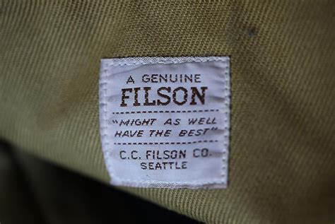 are filson products made in china